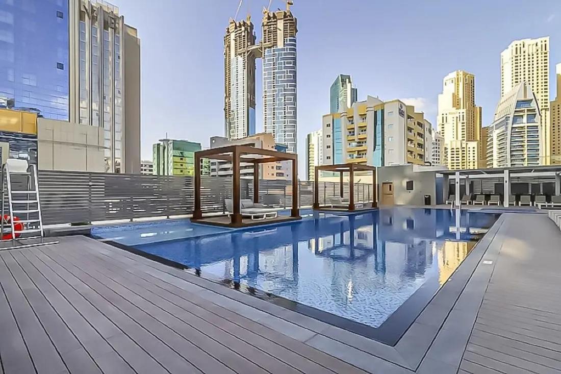 Marina - Sauna, Gym And Jacuzzi In The Building Leilighet Dubai Eksteriør bilde